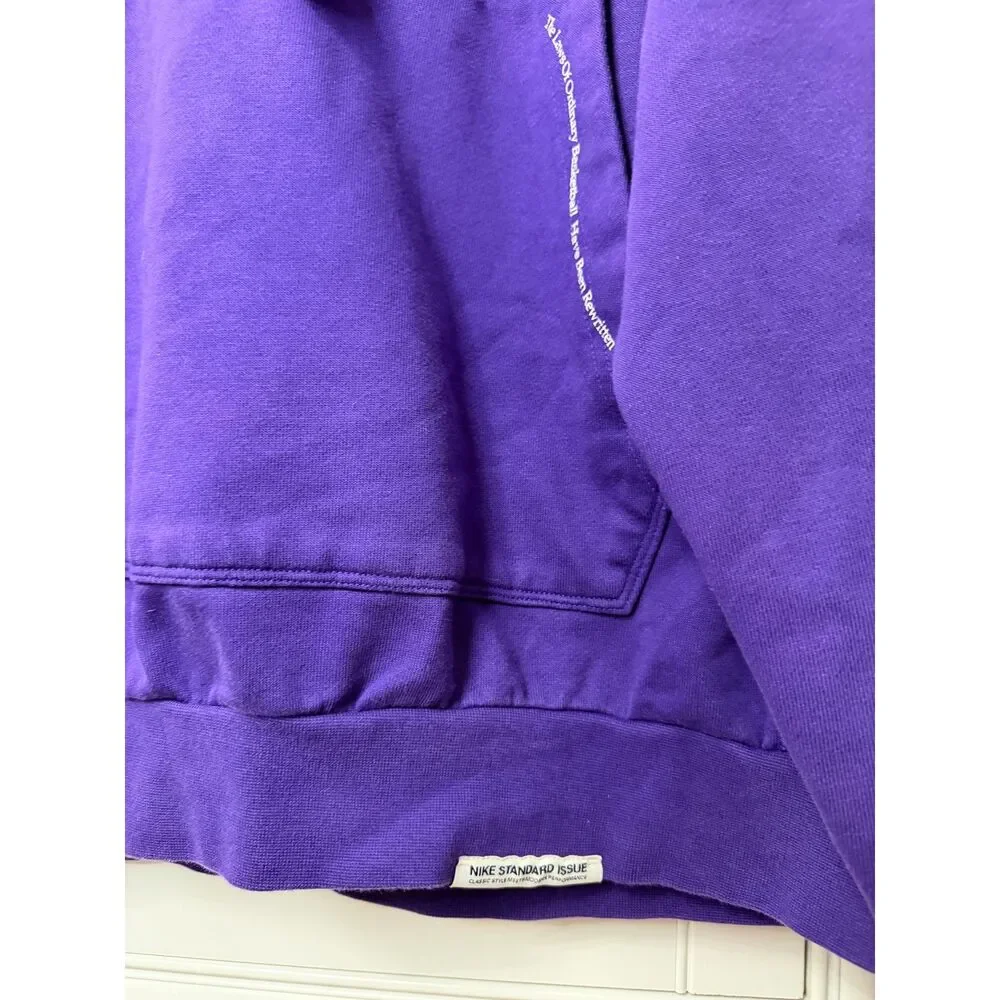 Nike Air Dri Fit Purple Rose Embroidered Graphic Hoodie Jacket L